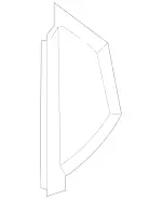 20468032077E94 - : Side Cover for Mercedes-Benz Image