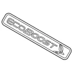 DS7Z9942528V - Body: Nameplate for Ford: Fiesta Image