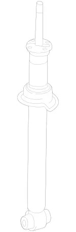 2313260600 - Springs, Suspension and Hydraulics: Strut for Mercedes-Benz: SL400, SL450, SL550, SL63 AMG, SL65 AMG Image