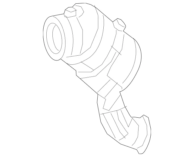 2741400208 - Exhaust System: Exhaust Gas Line for Mercedes-Benz Image