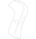 216910331664 - Driver Seat: Padding, Frt. Seat Backr for Mercedes-Benz Image
