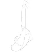 2318850124 - Attachment Parts: Cover, Bumper Area for Mercedes-Benz Image