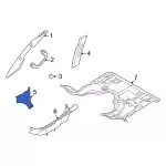 YC2Z1502344AA - Body: Cowl Kick Panel for Ford: E-350 Super Duty, E-450 Super Duty Image