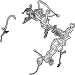 FP5Z14290D - Electrical: Headlight Wiring Harness for Lincoln: MKZ Image