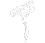 2167601734 - : Bearing Bracket for Mercedes-Benz Image