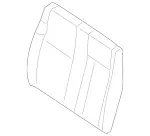 91010089G66 - : Seat Back for Mercedes-Benz Image