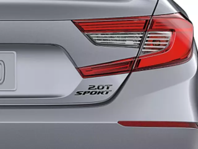 8F20TVA100D - : 2022 Honda - Gloss Black Sport &amp; 2.0T Emblems for Honda: Accord, Civic Image