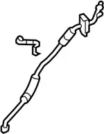 924801CA1A - HVAC: Front Suction Tube for INFINITI: FX50, QX70 Image