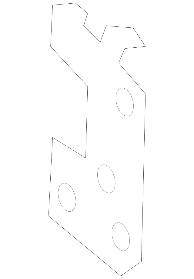 2386824300 - Side Panels: Dampening, Long. Member for Mercedes-Benz: E400, E450, E53 AMG Image image