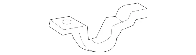 9140129 - Body: Seat Frame Clamp for Mercedes-Benz Image