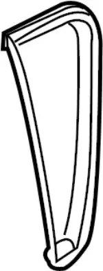 822737S000 - Body: Weatherstrip for INFINITI: QX56 Image