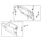 LJ6Z7804338AB - Body: Molding for Ford: Bronco Sport, Escape Image