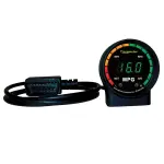 9105 - : GAUGE, FUEL ECONOMY, 2", RPM/MPH/INST &amp; AVG MPG, DIGITAL, OBDII, ECOMETER II for AutoMeter Image