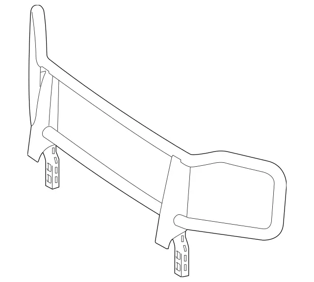 463880510064 - Bumper/Fender/Hood: Front Brush Guard Bracket for Mercedes-Benz: G500, G550 Image