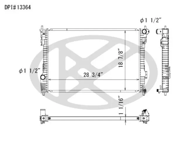 A13364 - Cooling Systems: Koyorad Radiator for Koyo Image