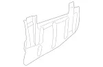 2196800120 - : Shielding for Mercedes-Benz: CLS500, CLS55 AMG, CLS550, CLS63 AMG Image