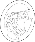 48430ZC60E - Steering: Steering Wheel for INFINITI: QX56 Image