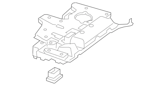 2226808304 - Panelling: Trim, Footwell for Mercedes-Benz: Maybach S550, Maybach S560, Maybach S600, Maybach S650, S450, S550, S550e, S560, S600, S63 AMG, S65 AMG Image image