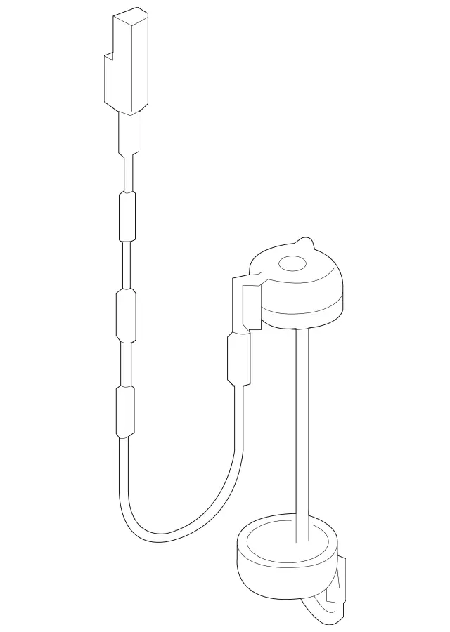 166540000564 - Springs, Suspension and Hydraulic Components: Electrical Wiring Harness for Mercedes-Benz: GL350, GL450, GL550, GL63 AMG, GLE300d, GLE350, GLE400, GLE550e, GLE63 AMG, GLS350d, GLS450, GLS550, GLS63 AMG, ML250, ML350, ML400, ML550, ML63 AMG Image image