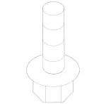 3435 - Brakes: Hexalobular Screw for Mercedes-Benz Image