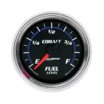 6114 - : GAUGE, FUEL LEVEL, 2 1/16", 0-280O PROGRAMMABLE, COBALT for AutoMeter Image