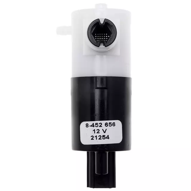 86736 - Wiper and Washer: Windshield Washer Pump for Chrysler: Cirrus, Concorde, Pacifica, PT Cruiser, Sebring | Dodge: Durango, Intrepid, Neon, Ram 1500, Ram 2500, Ram 3500, Stratus, Viper | Ford: F-150, F-250 Super Duty, F-350 Super Duty, Fiesta, Fusion, Police Interceptor Sedan, Special Service Police Sedan, Taurus, Transit Connect | Jeep: Grand Cherokee | Lincoln: Continental, MKS, MKZ | Mercury: Sable | SRT: Viper Image