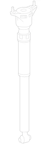 2423200931 - Suspension: Suspension Shock Absorber for Mercedes-Benz Image