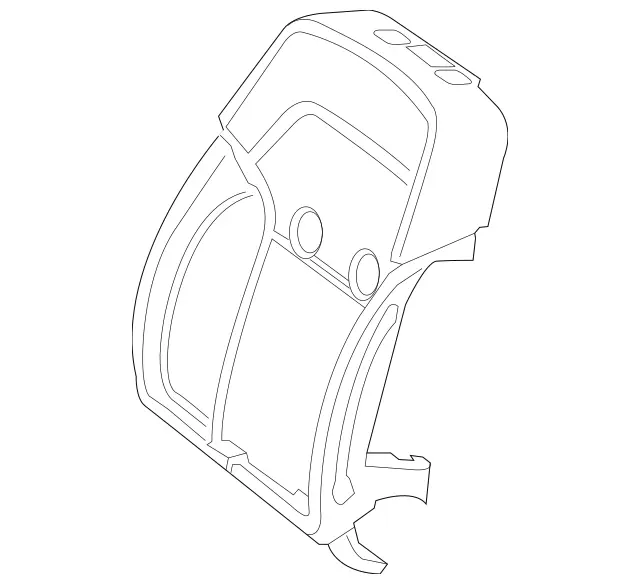 2929109202 - Driver Seat: Padding, Frt. Seat Backr for Mercedes-Benz: GL350, GL450, GL550, GL63 AMG, GLE300d, GLE350, GLE400, GLE43 AMG, GLE450 AMG, GLE550e, GLE63 AMG, GLE63 AMG S, GLS350d, GLS450, GLS550, GLS63 AMG, ML250, ML350, ML400, ML550, ML63 AMG Image image