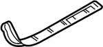 84993AL500 - Body: Rear Sill Plate for Infiniti Image