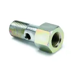2276 - : FITTING, ADAPTER, 12MM BANJO BOLT TO 1/8" NPTF FEMALE, FUEL PRESSURE for AutoMeter Image