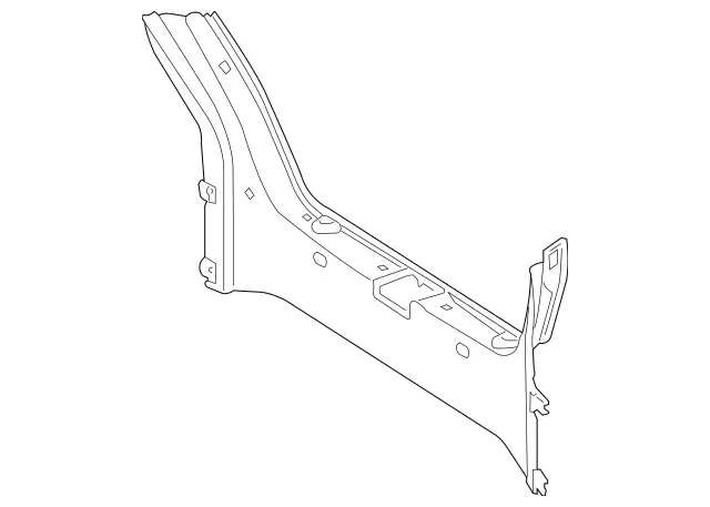 20969435257C45 - Body: Rear Panel Trim for Mercedes-Benz Image