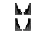 110124120124 - : Black MudFlap No-Drill DigitalFit® MudFlap Kit for WeatherTech Image