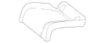 2059201107643E75 - Body: Cushion Cover for Mercedes-Benz Image