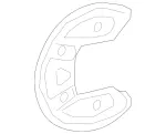 4634231100 - : Brake Cover Plate for Mercedes-Benz Image