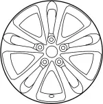 D0C003EV1A - Suspension: Wheel, Alloy for Infiniti Image