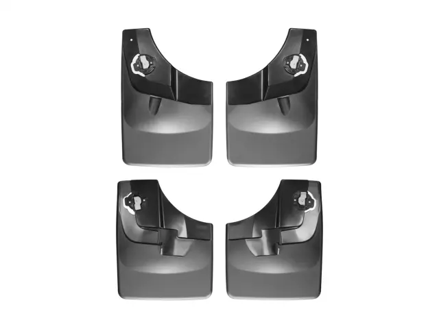 110044120044 - Accessories: Black MudFlap No-Drill DigitalFit® MudFlap Kit for WeatherTech Image