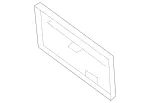 2538800544 - Detachable Parts: License Plate Holder for Mercedes-Benz Image