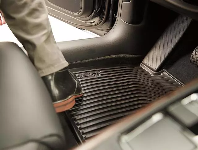 A7 (2011-2018) All-Weather Floor Mats Set, Front - Black - Audi (4G8-061-221-041)