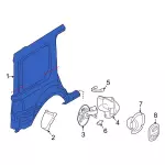 7L1Z4027840G - Body: Quarter Panel for Ford Image