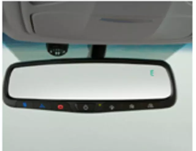 4Z062ADU00 - Interior: Auto Dimming Mirror, Bluelink for Hyundai: Genesis Coupe, Santa Fe, Santa Fe Sport, Sonata Image