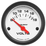 5791 - : GAUGE, VOLTMETER, 2 1/16", 18V, ELEC, PHANTOM for AutoMeter Image