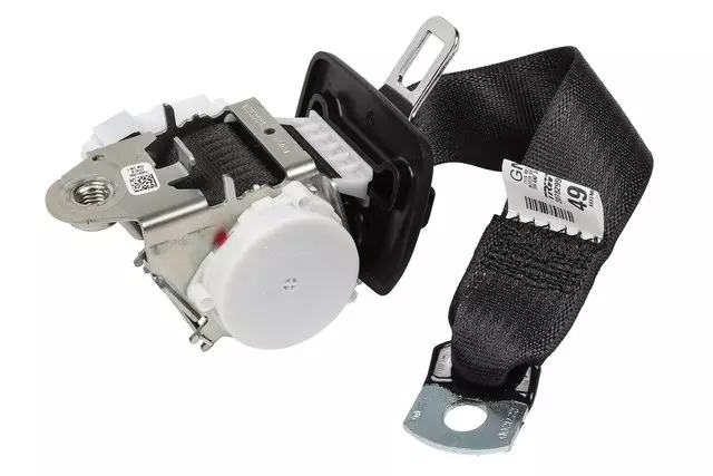Ebony 3rd Row Driver Side Center Seat Belt with Retractor - GM (19207589)