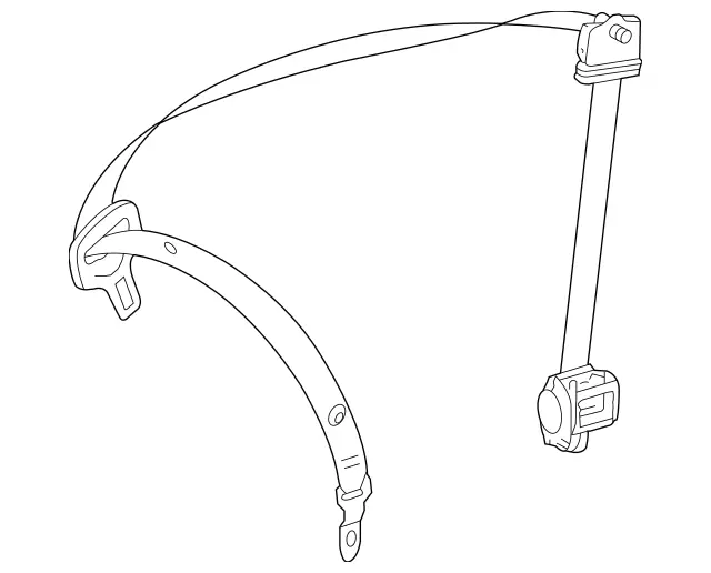 25186071857F03 - Electrical: Retractor for Mercedes-Benz Image