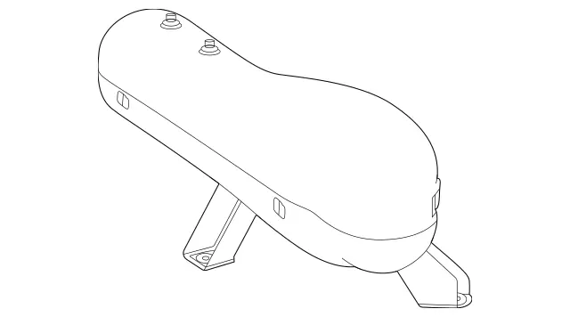 1673200501 - Springs, Suspension and Hydraulics: Pressure Reservoir for Mercedes-Benz: GLE350, GLE450, GLE53 AMG, GLE580, GLE63 AMG S Image image