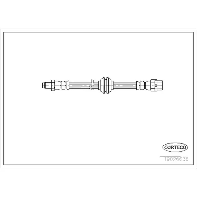 19026636 - : Corteco Brake Hydraulic Hose for Corteco Image