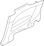 769091NG3D - : Lower Quarter Trim for INFINITI: G37, Q60 Image