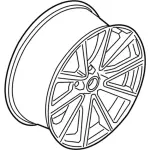 GR3Z1007B - Suspension: Wheel, Alloy for Ford Image