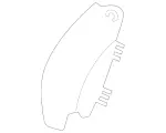 2239104501 - Front Seat: Support Plate for Mercedes-Benz: 350SD, AMG GT 43, AMG GT 55, AMG GT 63 Pro, Maybach EQS 680 SUV, Maybach S580, Maybach S680, S500, S580, S580e, S63 AMG E Performance, SL43 AMG, SL55 AMG, SL63 AMG, SL63 AMG S E Performance Image