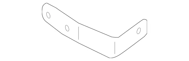 2304920541 - Exhaust: Inner Bracket for Mercedes-Benz Image