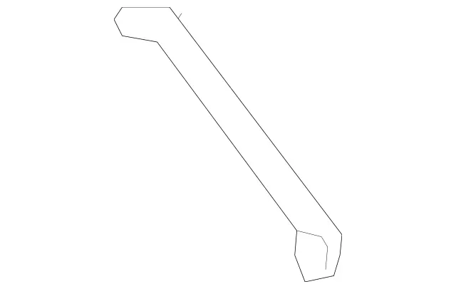 1666200685 - Front-End Assembly, Front Panel: Strut for Mercedes-Benz: GL350, GL450, GL550, GL63 AMG, GLE300d, GLE350, GLE400, GLE550e, GLE63 AMG, GLS350d, GLS450, GLS550, GLS63 AMG, ML250, ML350, ML400, ML550, ML63 AMG Image image